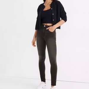 Madewell Curvy Roadtripper Supersoft Skinny Jeans Ardley Wash (black) like new